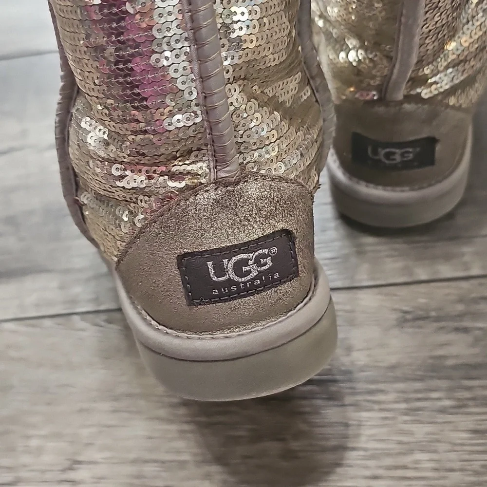 UGG Classic Short Sequin Boots